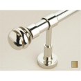 thumbnail image 1 of Moneta 1011 Curtain Rod Set -.75 in. - Antique Brass - 110 in., 1 of 1