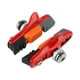 thumbnail image 1 of 2 piezas de pastillas de freno de bicicleta, repuestos de accesorios de freno para la parte delantera y trasera Rojo, 1 of 9
