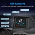 thumbnail image 4 of Pantalla frontal OBD HUD Velocímetro digital Indicador de temperatura del agua y combustible, 4 of 4