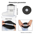 thumbnail image 4 of 5X Housse Imperméable en Fonte pour Adulte Protection de Pied pour Douche Cheville Bain Accessoires de Bain, 4 of 7