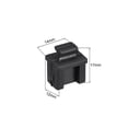 thumbnail image 2 of Tapa de silicona anti-polvo para SFP negra 10 pcs, 2 of 4