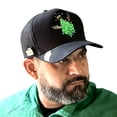 thumbnail image 5 of Gorra FLOR DIVINA Negra Gamuza Ajustable VAGO Style, 5 of 5