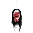 thumbnail image 2 of Autumn Clearance Props Scary Hanging Severed Head Decorations Life-Size Bloody Corpse Head, 2 of 4