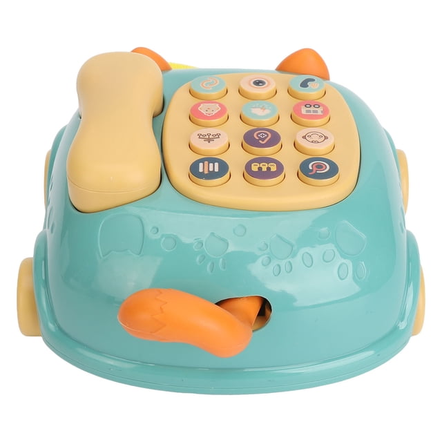Juguete Telefónico Con Música, De Sonido Clara, Juguete Telefónico Para Niños Simulado, 12 Teclas Para Niños Y Niñas En Edad Preescolar