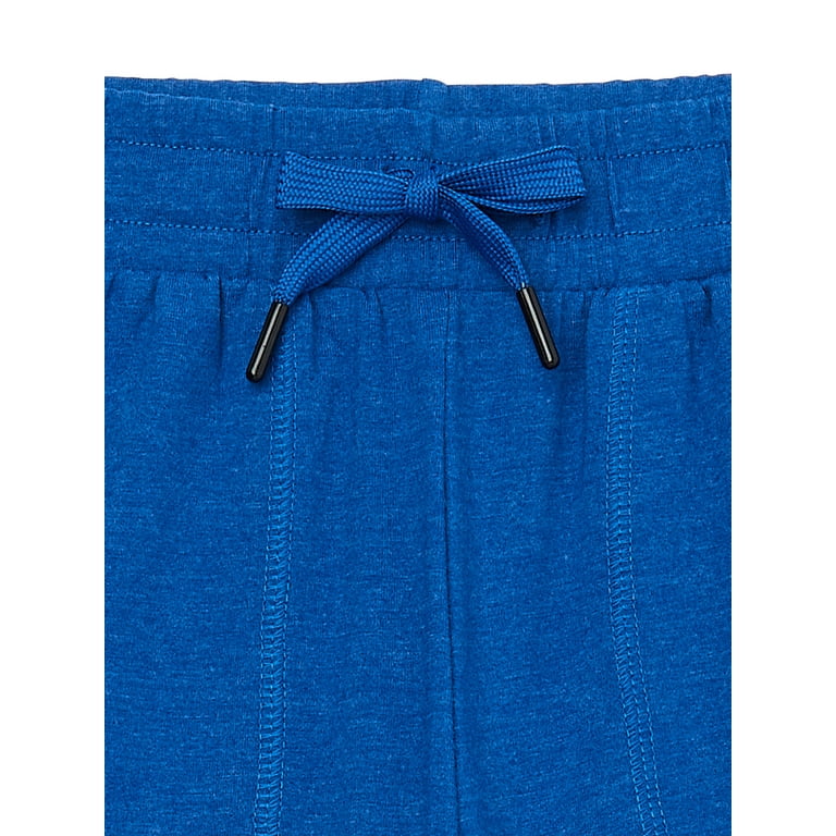 Athletic Works Boys Jersey Knit Open Bottom Pants, 2-Pack Athletic Works Boys Jersey Knit Open Bottom Pants, 2-Pack
