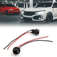 thumbnail image 2 of Unique Bargains 100 Pcs Red Black T10 Light Bulb Socket Holder Harness Wire Connector for Car, 2 of 3