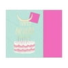 Kole Imports GB195-48 Birthday Cake Gift Bag with Tissue - Case of 48