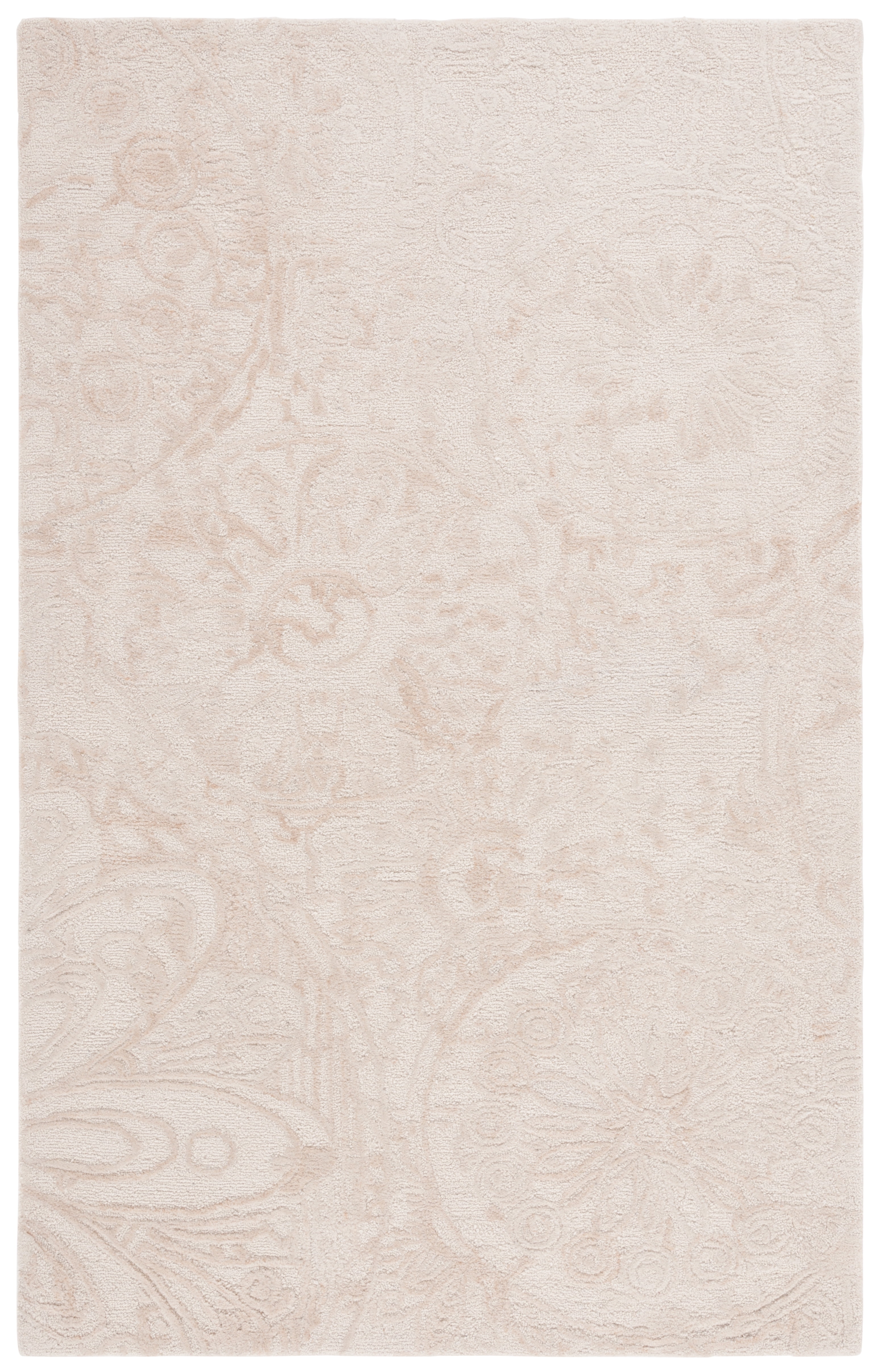 SAFAVIEH Abstract Delaney Floral Area Rug, Beige/Ivory, 6' x 9'