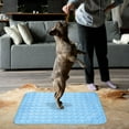thumbnail image 6 of Summercome Cooling Mat for Pets, Ice Silk Mat Cooling Blanket Cushion for Dogs Cats, Summer Cool Down Comfortable Pet Pad, Ideal for Kennel Sofa Bed Floor Car Seats, 11.8 × 15.7inch (Blue), 6 of 9