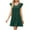 Green dresses for women 2023, variant on Wycnly Dresses for Women Casual Ruffle Sleeve Lightweight Swing Tunic Tshirt Dresses V-Neck Short Sleeve Solid Summer Mini Formal Dress Hot Pink l