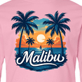 thumbnail image 4 of Inktastic Malibu Summer Beach Sunset Long Sleeve Youth T-Shirt, 4 of 5