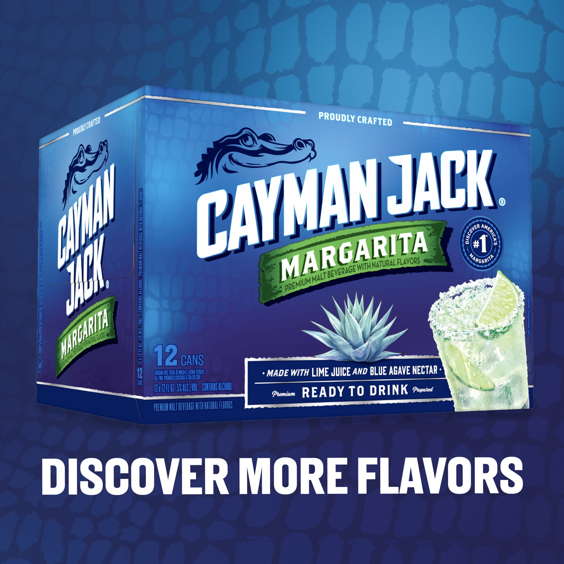 Cayman Jack Adventure Pack, 12 Pack, 12 fl oz Cans, 5.8% ABV