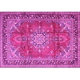 thumbnail image 1 of Ahgly Company Indoor Rectangle Medallion Pink Traditional Area Rugs, 2' x 4', 1 of 4
