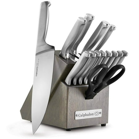 

Calphalon Classic Self Sharpening Stainless Steel Cutlery Knife Block Set with SharpIN Technology 15 Piece