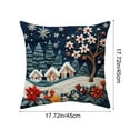 thumbnail image 2 of Cubiertas de Almohada de Navidad 45x45cm/17.72x17.72In - Decoración de Vacaciones Del Sofá Del Hogar, 2 of 6