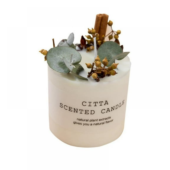 Natural Soy Wax Aromatherapy Candle, Smoke-Free Strong Fragrance Jar Candle for Stress Relief