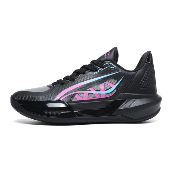 Bolognifi Men's Shoes Training Outdoor Basketball Running Sports Sneakers Fans - BLACK_6
