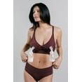 thumbnail image 4 of SuperMom? Skin-to-Skin Nursing And Pumping Bralette | Bitter Chocolate, 4 of 5