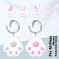 thumbnail image 4 of Remplacement pour Apple Airtags Tracker Étui Silicone Protective Sleeve Stainless Steel Keychain Anti-Scratch Protector Finder, 4 of 8