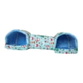thumbnail image 2 of Cama túnel para hámster, cueva suave, espaciosa, lavable, transpirable, juguete portátil muñeco de nieve azul, 2 of 9