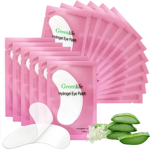 Parches de Gel para Ojos GreenLife Natural Hidrogel 100 Pares con Colágeno