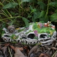 thumbnail image 3 of Dinosaur Head Model Decorative Garden Dragon Head Bone Statue Decor Garden Supplies, 3 of 9