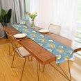 thumbnail image 2 of Yayeee Table Runner 90 inches Long Home Kitchen Dinning Party Decoration, Light Blue Rainbow, 2 of 7