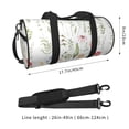 thumbnail image 2 of Easygdp Wildflower Watercolor 2 Bolsa de Viaje, Bolsa de Mano, Bolsa de Gimnasio, Bolsa de Equipaje para Viaje, 2 of 6