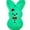 Green, variant on Peeps 6" Plush Scented Bunny Orange with Overalls