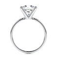 thumbnail image 2 of Alor Jewel Solitaire Moissanite Ring - Princess Cut Excellent 1.9 Ct Moissanite Ring For Women's - 14K White Gold Plated Moissanite Ring - Solo Stone Moissanite Ring for Her - Moissanite Ring, 2 of 3