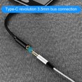 thumbnail image 1 of TP-1 Audio Adapter Gold-Plated DAC Digital Decoding Mini Type-C Male to 3.5mm Female Earphone AUX Converter Cable for Mobile Phone, 1 of 8