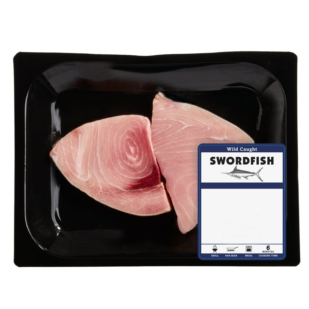 Wild Caught Swordfish Steaks, 0.65 0.8 lb