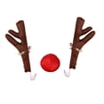 thumbnail image 5 of Scienceny 3 unids/set ciervos Navidad decoración coche vehículo nariz cuerno disfraz Kit Navidad cuernos adornos Auto decoración Type2 NO2 Scienceny CBP106133, 5 of 5