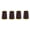 Dark Brown, variant on Mandala Crafts All Purpose Sewing Thread from Polyester for Serger, Overlock, Quilting, Sewing Machine