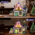 thumbnail image 4 of Vyytoz Wizard Cottage Building Set with Light, 1202Pcs Architecture Model, Creative Display Toy, 4 of 6