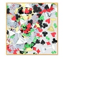 Beistle Pack of 6 Red, Black and Gold Casino Night Confetti Bags 0.5 oz.