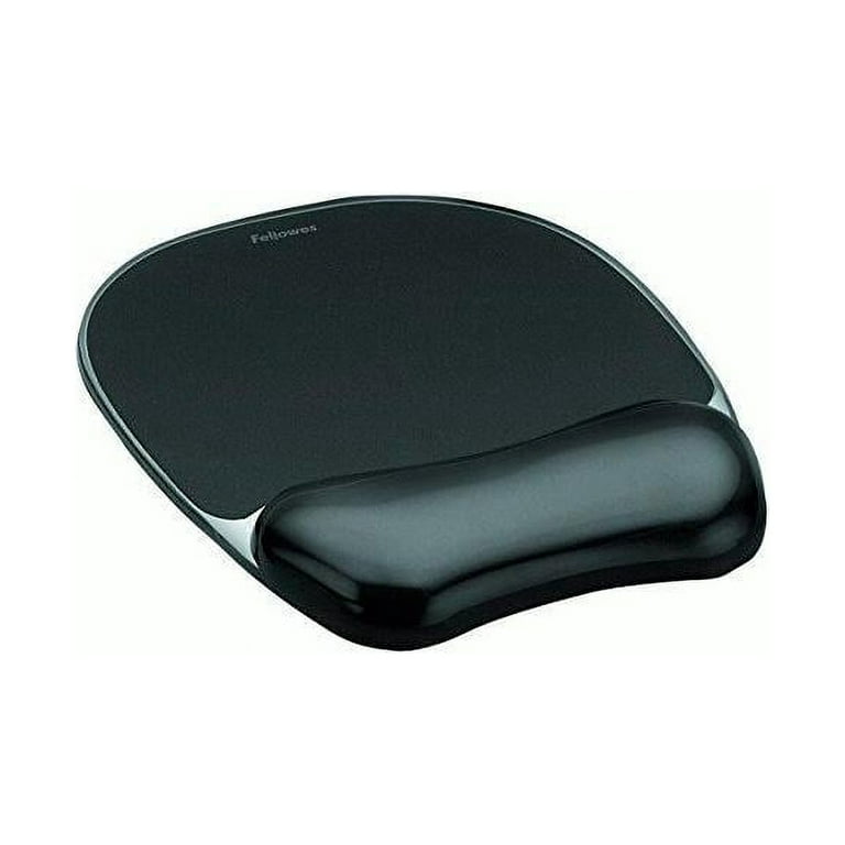 Gel Crystals Mouse Pad with Wrist Rest, 7.87 x 9.18, Black Gel Crystals Mouse Pad with Wrist Rest, 7.87 x 9.18, Black