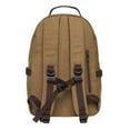 thumbnail image 5 of KAUKKO Vintage Casual polyster and Leather Rucksack Backpack (Canvas Khaki）, 5 of 5