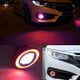 thumbnail image 3 of Kenally 1 par 12V 10W 1200LM rojo blanco azul Universal coche Angel Eyes anillos de luz antiniebla proyector COB LED lámpara antiniebla Bombillas para automóviles blanco+rojo Kenally CZ8156-01B, 3 of 6