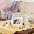 thumbnail image 4 of Mrzvby Easter Home Decorations and Easter Basket Stuffers,Easter Bunny 7in Framed Figurine, 4 of 7