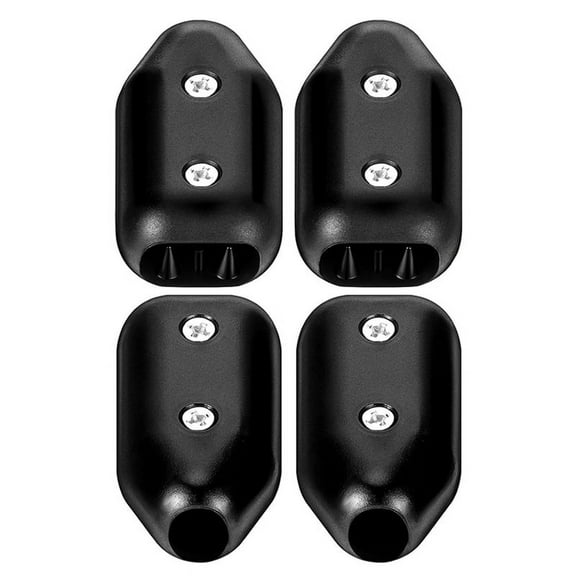 HOT! 4 Pcs 5/8 Inch Rope Clamps Large Reusable Clamp Black Plastic Connector Suitable for 11-12 mm Nylon