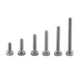 thumbnail image 1 of LAFGUR Button Head Socket Head Cap Screws Nuts Set, Flat Head Stainless Steel Hex Socket Screws, 250Pcs M2 Hex Socket Screws Bolt, Repair Tool Accessory Hardware Fitting For Car Fix For Furniture, 1 of 1