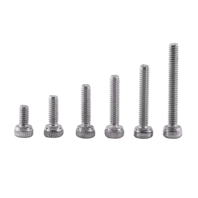 LAFGUR Button Head Socket Head Cap Screws Nuts Set, Flat Head Stainless Steel Hex Socket Screws, 250Pcs M2 Hex Socket Screws Bolt, Repair Tool Accessory Hardware Fitting For Car Fix For Furniture