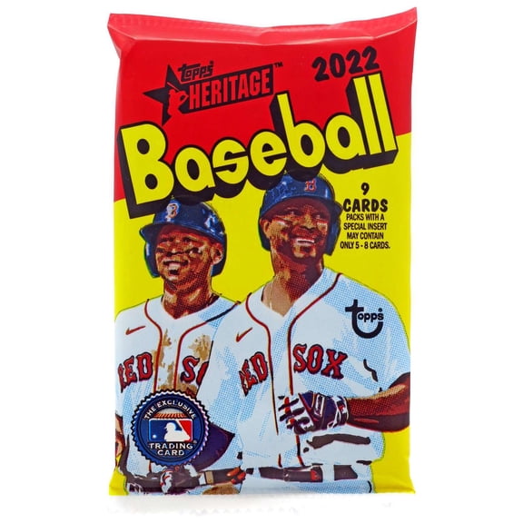 MLB Topps 2022 Heritage Baseball Trading Card BLASTER Pack (9 Cards)