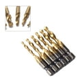thumbnail image 3 of High Quality 6pc Hex Shank HSS Screw Spiral Point Thread American-Plug Hand Tap Drill Bits 6-32/8-32/10-24/10-32/12-24,1/4-20, 3 of 6