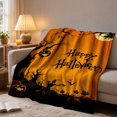 thumbnail image 5 of StlyGar Halloween Throw Blanket Ultra Soft Plush Fleece with Spooky Pumpkins Cozy Lightweight Flannel Throw for Sofa Bed Couch Halloween Decor, 5 of 6