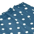 thumbnail image 7 of Polka Dots Teal White Spots Pattern Shower Curtain, Waterproof Bath Curtains for Bathroom Decorations, 72 x 72 inches, 7 of 7
