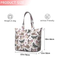 thumbnail image 4 of Bulldog Dog and Love Heart Travel Tote Bags for Women Carry On,Large Weekender Bags for Women Travel,Multi Functional Duffle Bag for Work,Shopping,Sports, 4 of 5