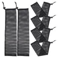thumbnail image 1 of Miangastore Birds Feeder Bag Black 6Pcs 15.4x3.7In Nylon Mesh Practical Design, 1 of 8