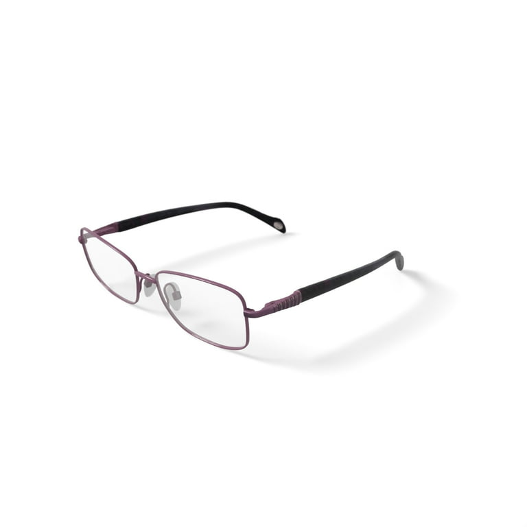 Laura Ashley Women's Mia Rectangular Prescription Eyeglasses with